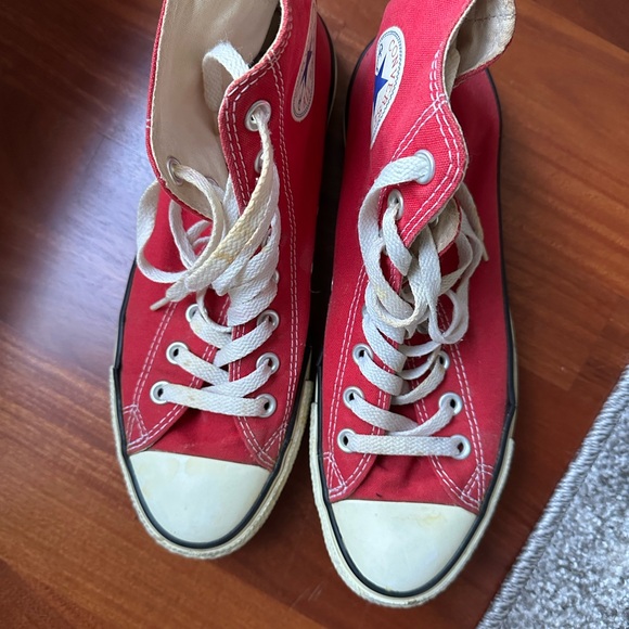 Converse chuck taylor high top red sneaker women us 9.5 - Picture 4 of 8